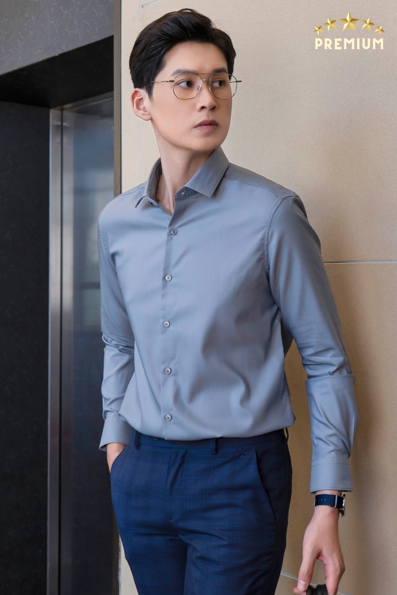 Ảnh của Áo sơ mi dài tay cao cấp Traveller shirt - 238SMB22048